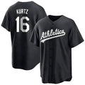 tores Athletics #16 Nick Kurtz Player Black Game Stitched Jerseys