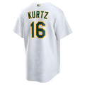 tores Athletics #16 Nick Kurtz Player White Home Game Stitched Jerseys
