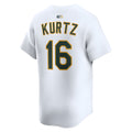 tores Athletics #16 Nick Kurtz Player White Home Limited Stitched Jerseys