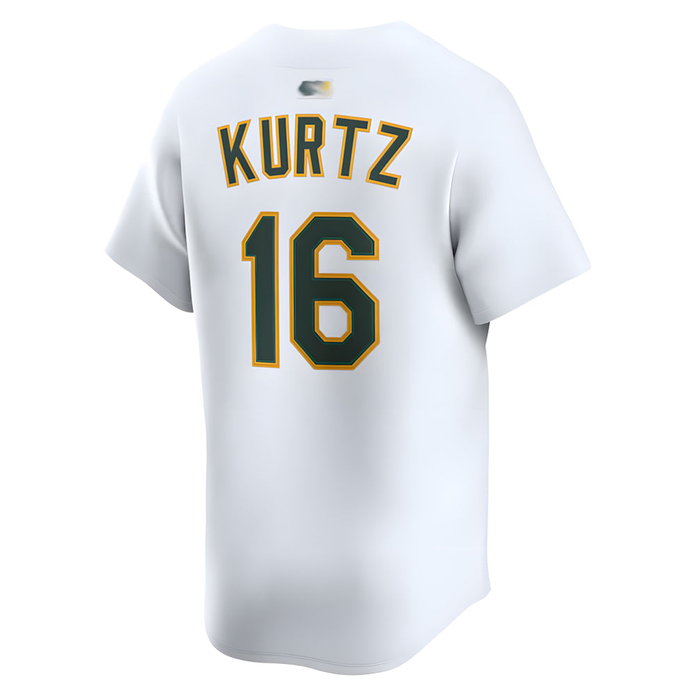 tores Athletics #16 Nick Kurtz Player White Home Limited Stitched Jerseys