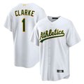 tores Athletics #1 Denzel Clarke player White Home 2026 Official Stitched Jersey