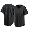 tores Athletics #21 Tyler Soderstrom Player Black Replica Pitch Fashion Stitched Jersey