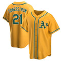 tores Athletics #21 Tyler Soderstrom Player Gold Replica Alternate Stitched Jersey