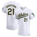 tores Athletics #21 Tyler Soderstrom Player White Elite Home Stitched Jersey