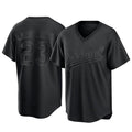 tores Athletics #23 Shea Langeliers Player Black Replica Pitch Fashion T shirt Stitched Jerseys