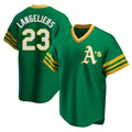 tores Athletics #23 Shea Langeliers Player Green Replica Cooperstown Collection T shirt Stitched Jerseys
