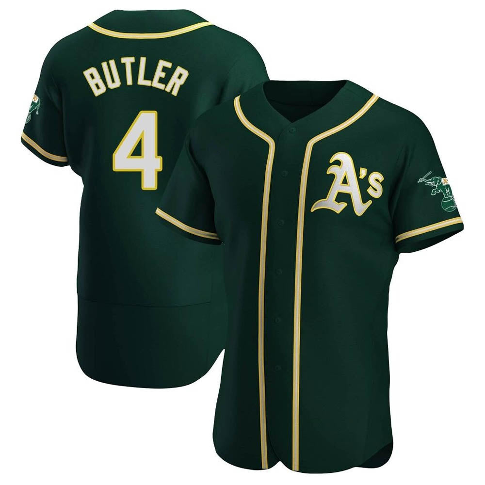 tores Athletics #4 Lawrence Butler player Green Authentic Alternate Stitched Jersey
