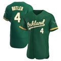 tores Athletics #4 Lawrence Butler player Green Authentic Kelly Alternate Stitched Jersey