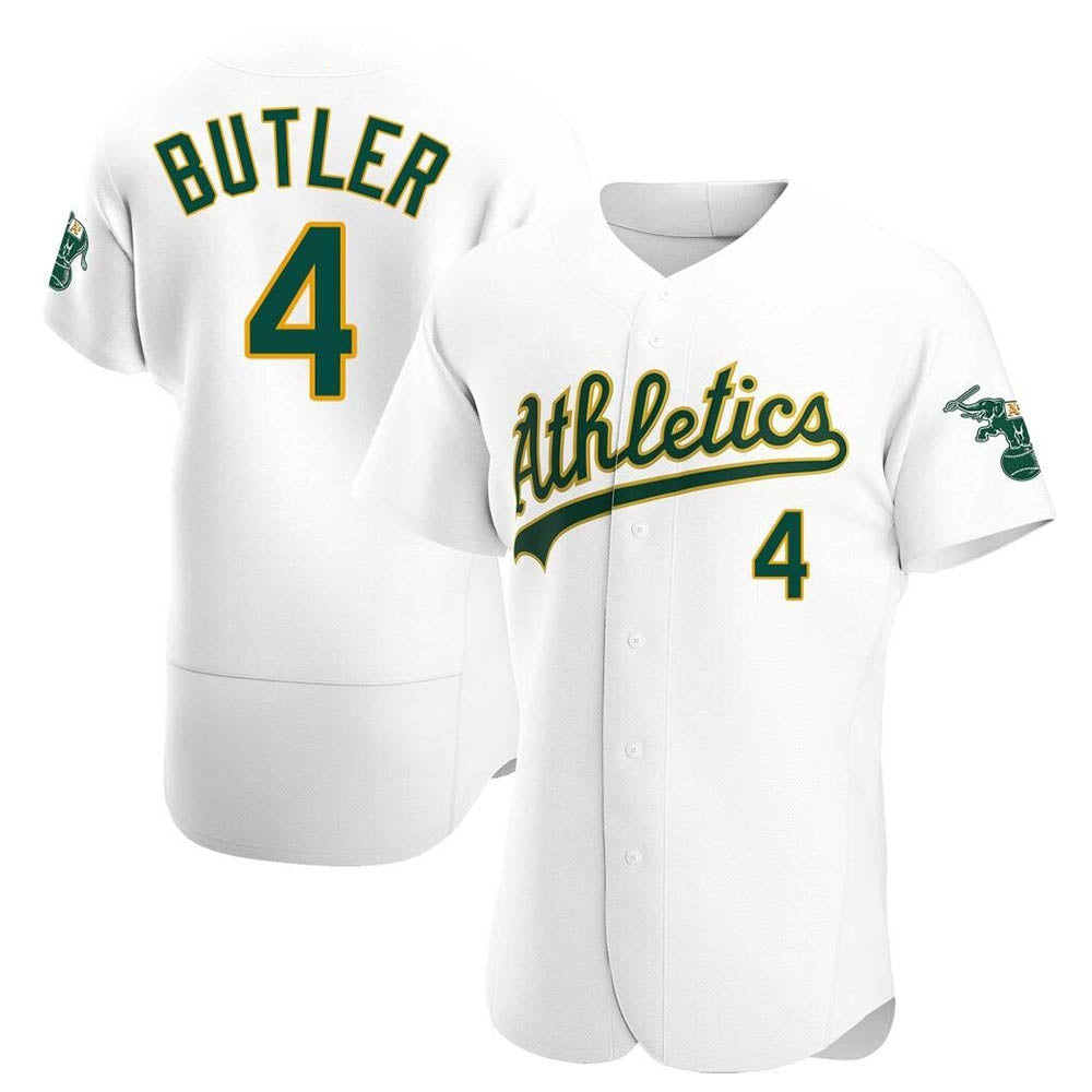 tores Athletics #4 Lawrence Butler player White Authentic Home Stitched Jersey