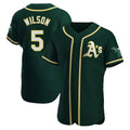 tores Athletics #5 Jacob Wilson Green Authentic Alternate Stitched Jersey
