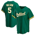 tores Athletics #5 Jacob Wilson Green Kelly Alternate Stitched Jersey