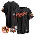 tores B.Orioles Black 30th Anniversary of 2131 Home Game Blank Player Stitched Jerseys