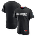 tores B.Orioles Black City Connect Limited Elite Home Blank Player Stitched Jerseys