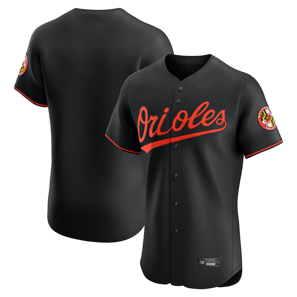 tores B.Orioles Black Limited Elite Home Game Blank Player Stitched Jerseys