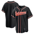 tores B.Orioles Black Out Fashion Home Game Blank Player Stitched Jerseys