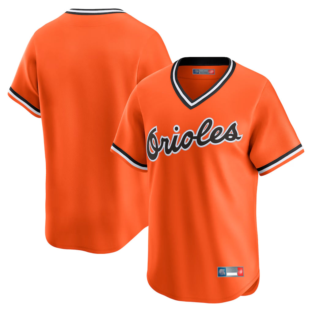 tores B.Orioles Orange Cooperstown Collection Limited T-shirt Home Blank Player Stitched Jerseys