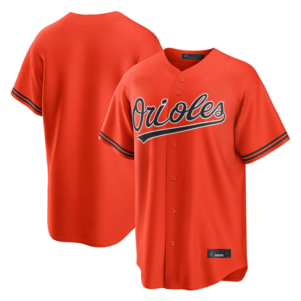 tores B.Orioles Orange Home Game Blank Player Stitched Jerseys