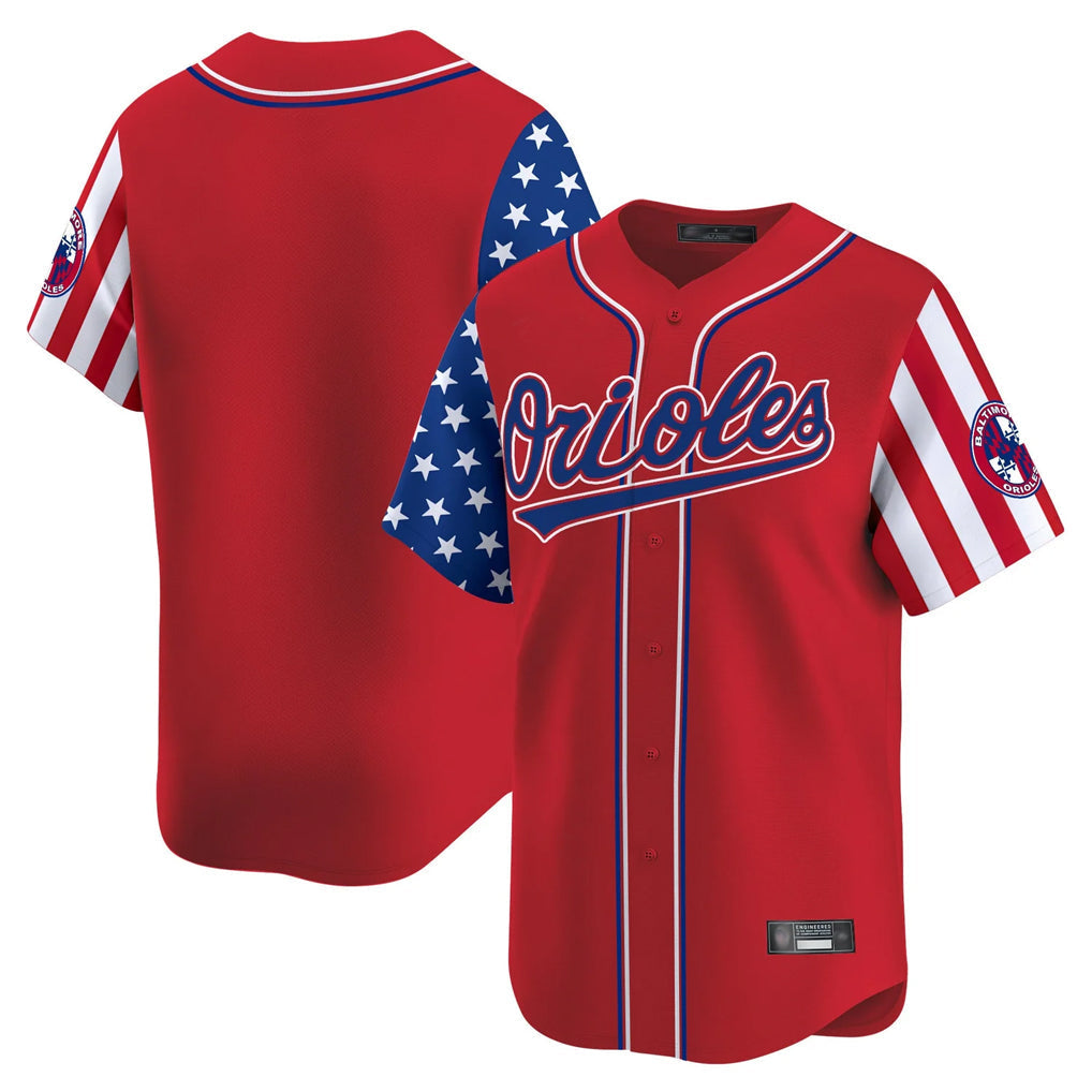 tores B.Orioles Red Independence Day Vapor Premier Limited Home Game Blank Player Stitched Jerseys