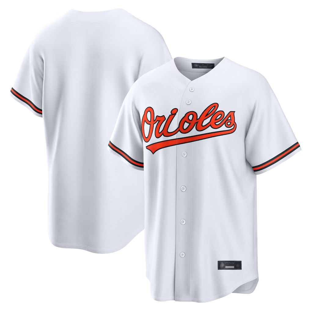 tores B.Orioles White Home Game Blank Player Stitched Jerseys
