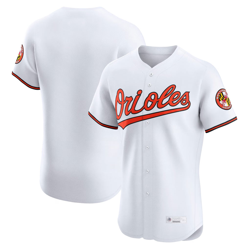 tores B.Orioles White Limited Elite Home Game Blank Player Stitched Jerseys