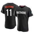 tores B.Orioles #11 Jordan Westburg Player Black City Connect Limited Elite Home Game Stitched Jerseys