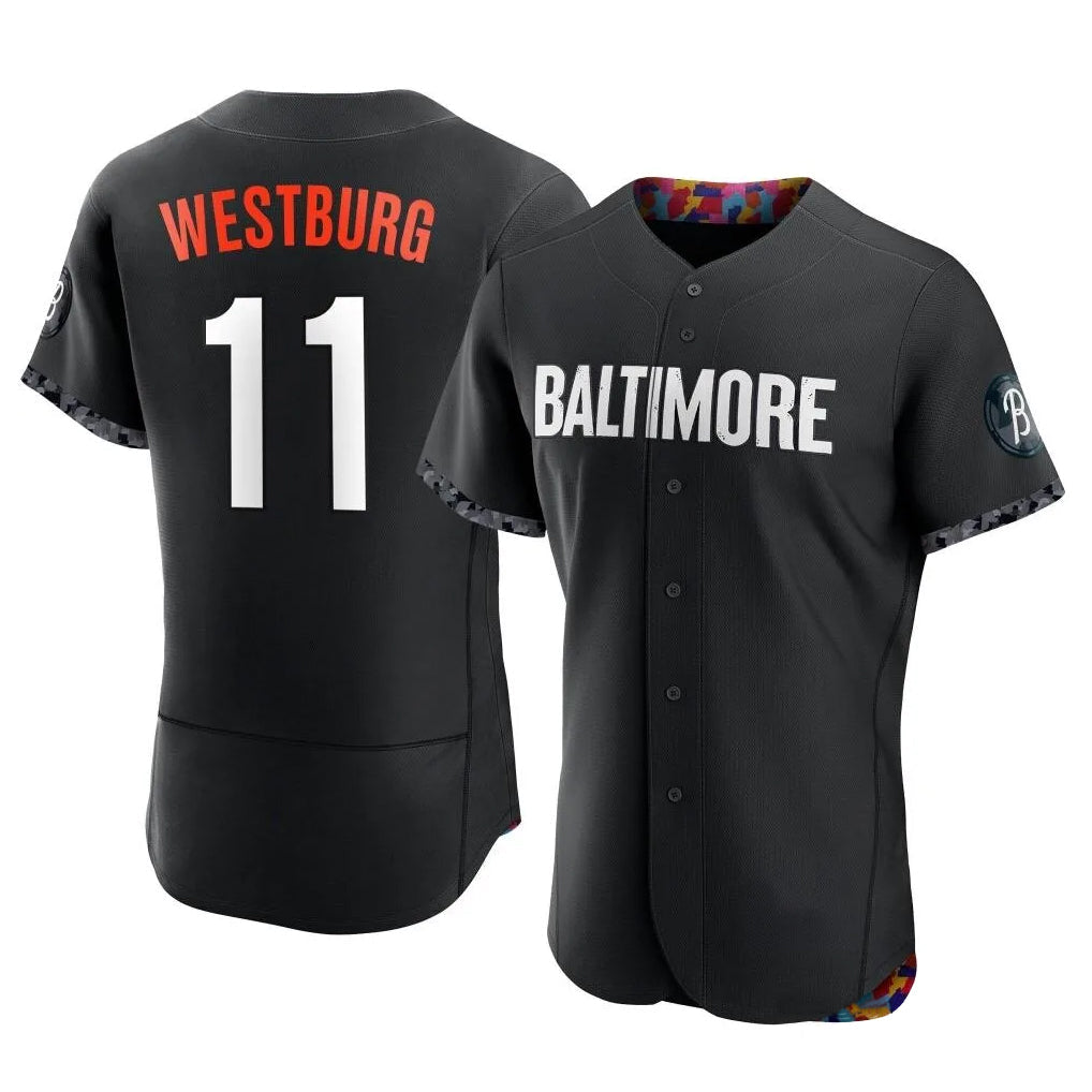 tores B.Orioles #11 Jordan Westburg Player Black City Connect Limited Elite Home Game Stitched Jerseys