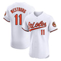tores B.Orioles #11 Jordan Westburg Player White Limited Elite Home Game Stitched Jerseys