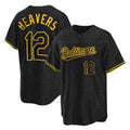 tores B.Orioles #12 Dylan Beavers Player Black Snake Skin City Home Game Stitched Jerseys