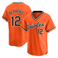 tores B.Orioles #12 Dylan Beavers Player Orange T-shirt Limited Home Game Stitched Jerseys