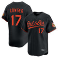 tores B.Orioles #17 Colton Cowser Player Black Limited Home Game Stitched Jerseys
