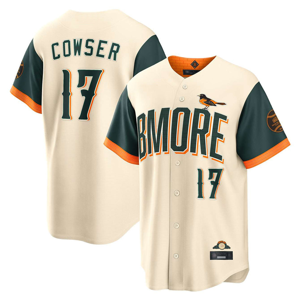 tores B.Orioles #17 Colton Cowser Player Cream 2026 City Connect Home Game Stitched Jerseys