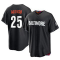 tores B.Orioles #25 Pete Alonso Player Black City Connect Home Game Stitched Jerseys