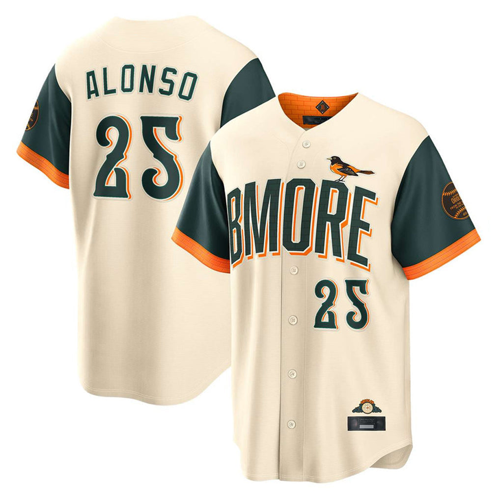 tores B.Orioles #25 Pete Alonso Player Cream 2026 City Connect Home Game Stitched Jerseys