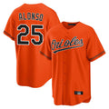 tores B.Orioles #25 Pete Alonso Player Orange Home Game Stitched Jerseys
