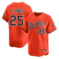 tores B.Orioles #25 Pete Alonso Player Orange Limited Home Game Stitched Jerseys