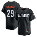 tores B.Orioles #29 Samuel Basallo Player Black City Connect Limited Home Game Stitched Jerseys