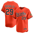 tores B.Orioles #29 Samuel Basallo Player Orange Limited Home Game Stitched Jerseys