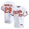 tores B.Orioles #29 Samuel Basallo Player White Limited Home Game Stitched Jerseys