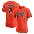 tores B.Orioles #2 Gunnar Henderson Player Orange Limited Elite Home Game Stitched Jerseys