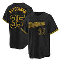 tores B.Orioles #35 Adley Rutschman Player Black Snake Skin City Home Game Stitched Jerseys