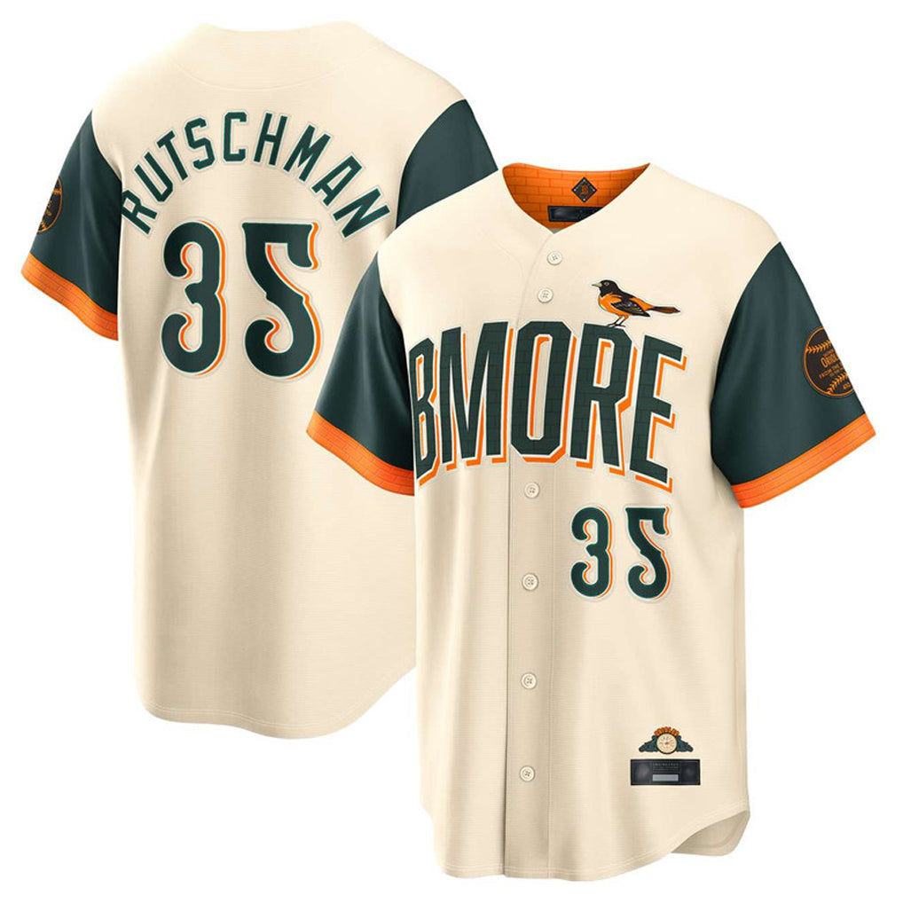 tores B.Orioles #35 Adley Rutschman Cream 2026 City Connect Home Game Stitched Jerseys