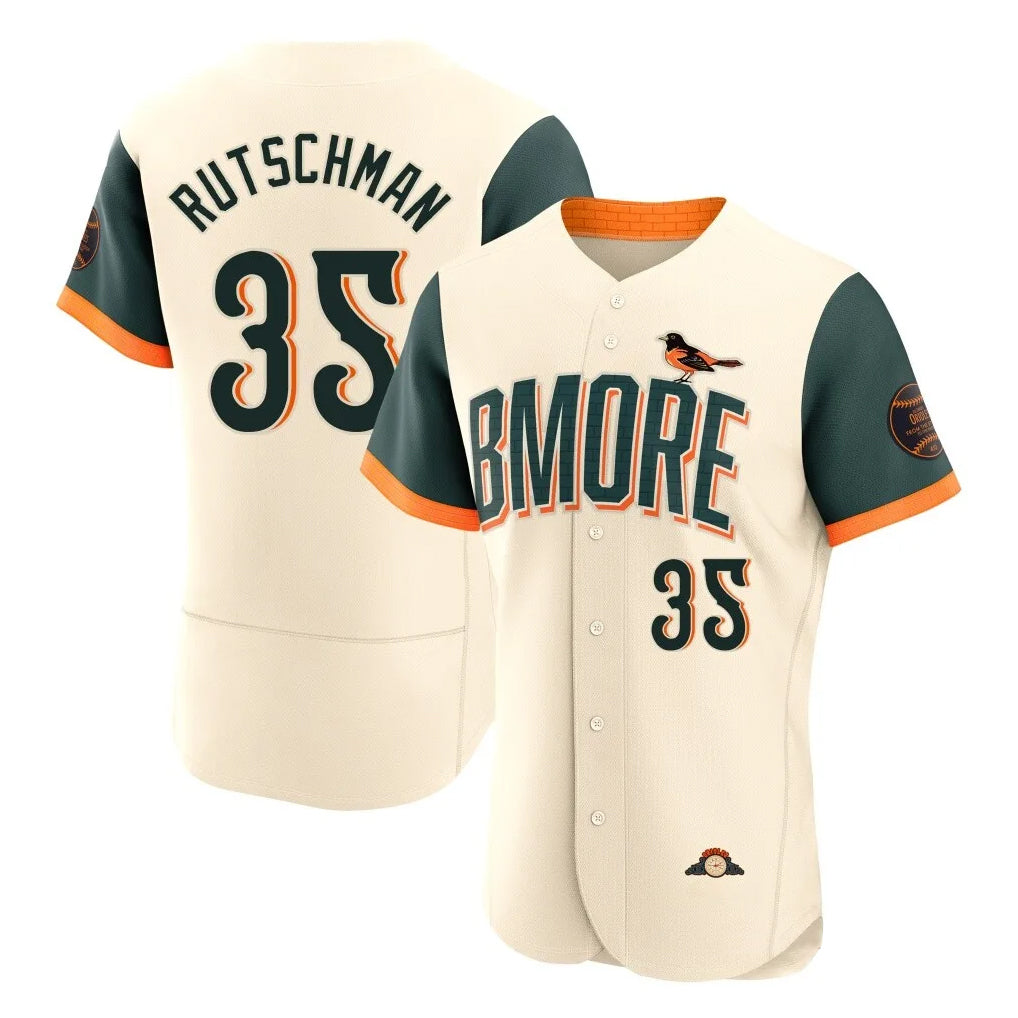 tores B.Orioles #35 Adley Rutschman Player Cream 2026 City Connect Limited Elite Home Game Stitched Jerseys