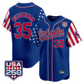 tores B.Orioles #35 Adley Rutschman Royal USA 250 Independence Day Vapor Premier Limited Home Game Stitched Jerseys