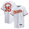 tores B.Orioles #35 Adley Rutschman White Home Game Stitched Jerseys