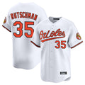 tores B.Orioles #35 Adley Rutschman Player White Limited Home Game Stitched Jerseys