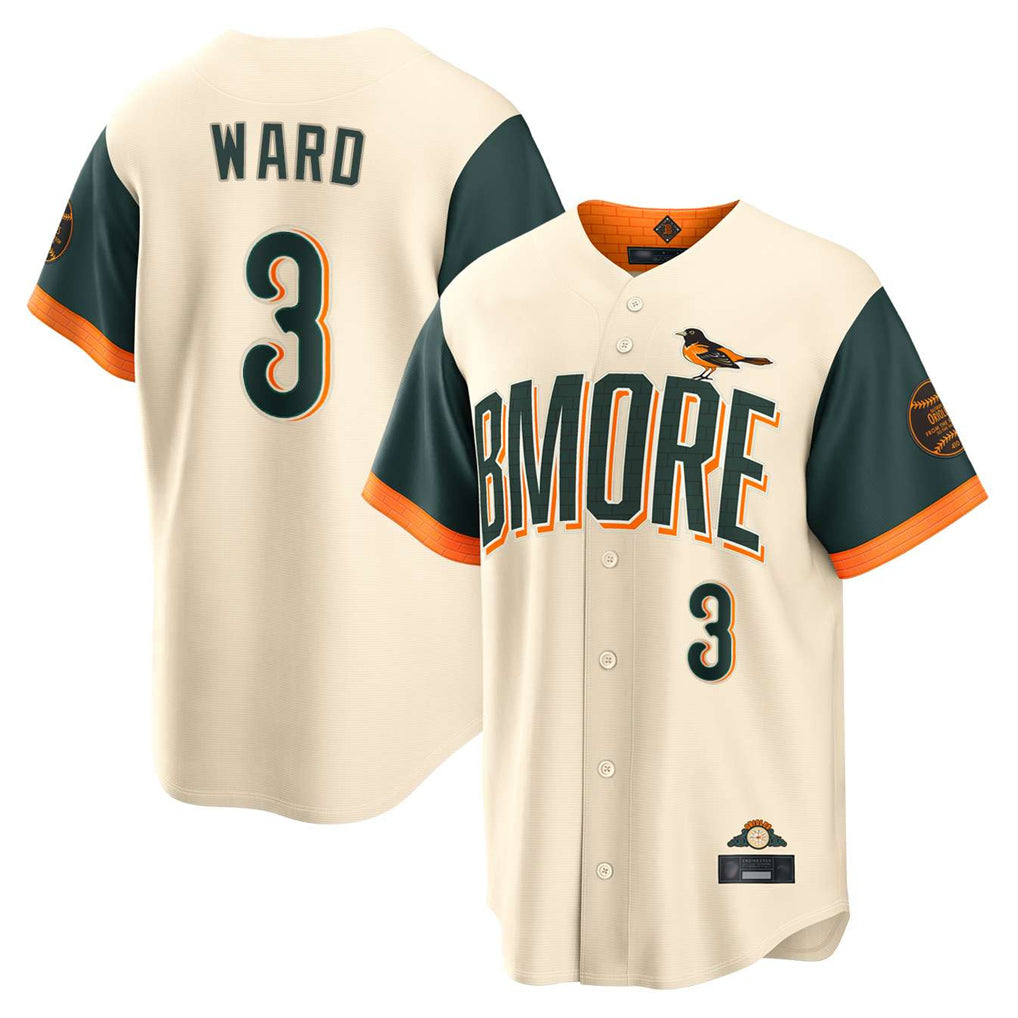 tores B.Orioles #3 Taylor Ward Player Cream 2026 City Connect Home Game Stitched Jerseys
