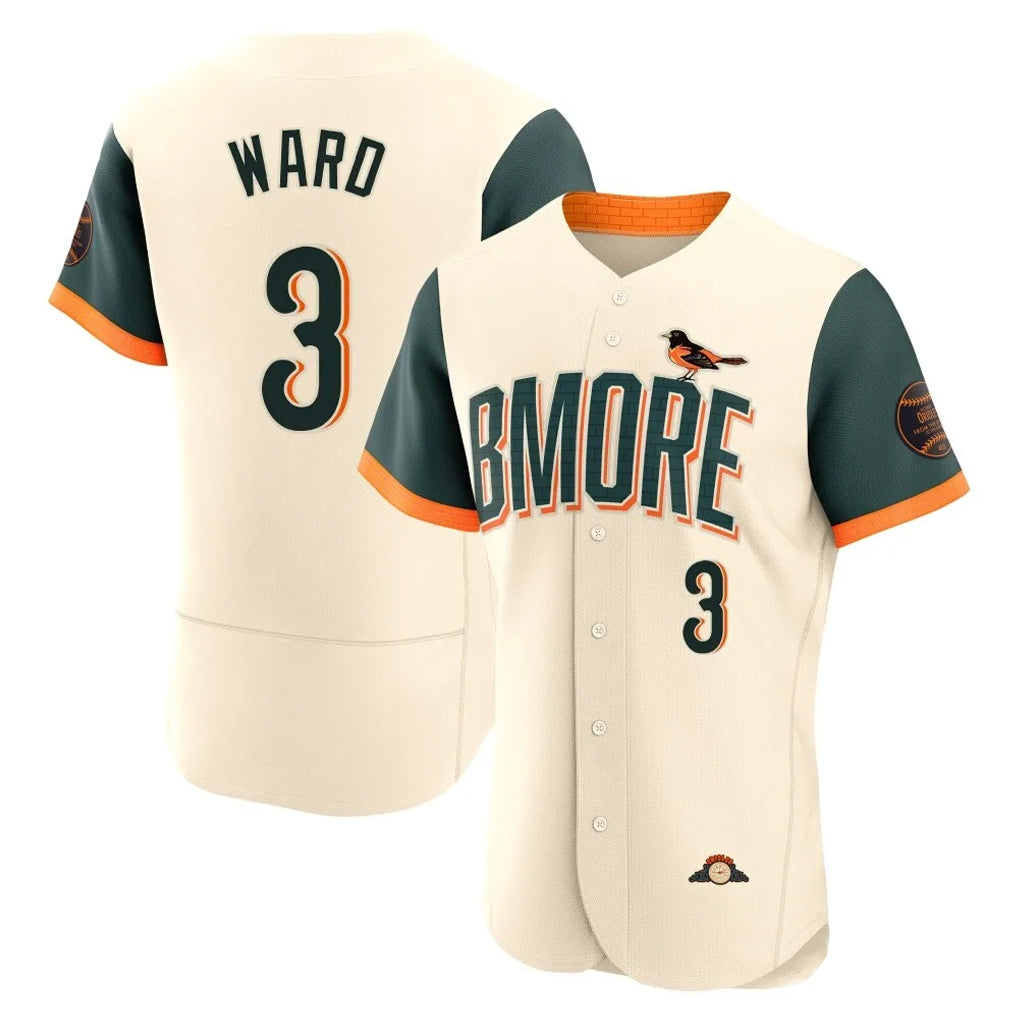 tores B.Orioles #3 Taylor Ward Player Cream 2026 City Connect Limited Elite Home Game Stitched Jerseys