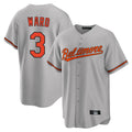tores B.Orioles #3 Taylor Ward Player Gray Home Game Stitched Jerseys