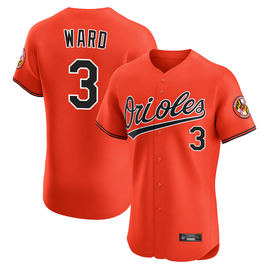 tores B.Orioles #3 Taylor Ward Player Orange Limited Elite Home Game Stitched Jerseys