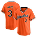 tores B.Orioles #3 Taylor Ward Player Orange T-shirt Limited Home Game Stitched Jerseys